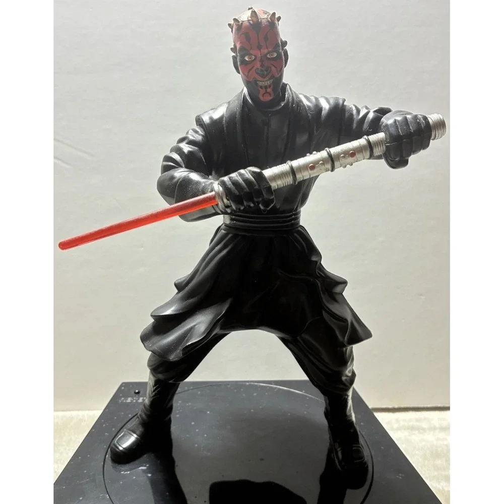 Darth Maul‎ Coin Bank Interactive Talking Thinkway Toys Star Wars Episode 1 Vtg